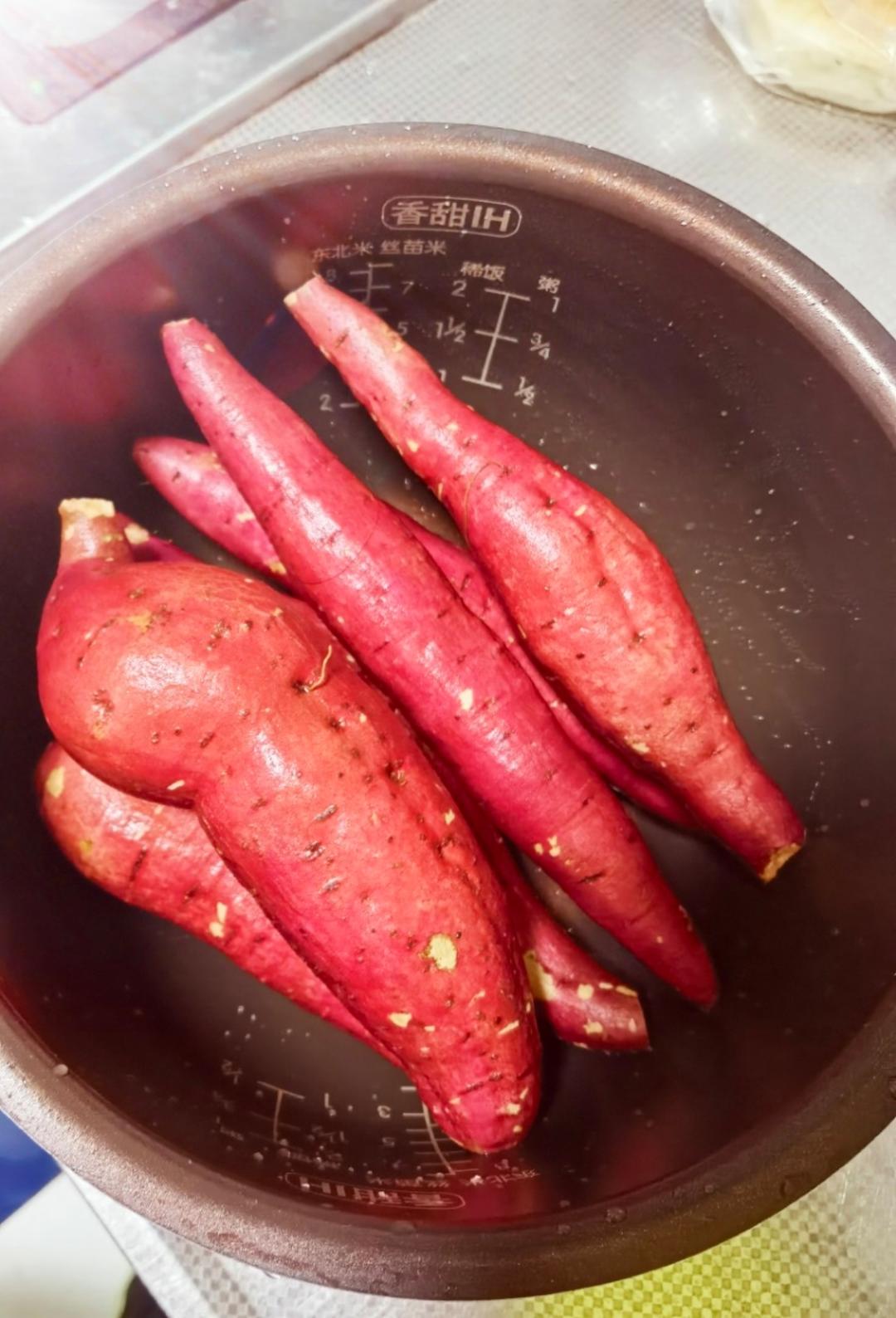 零失败的电饭煲焖红薯