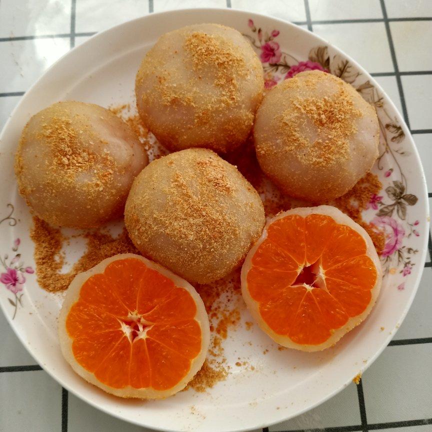 好看好吃的橘子糯米糍🍊酸酸甜甜糯叽叽❗️