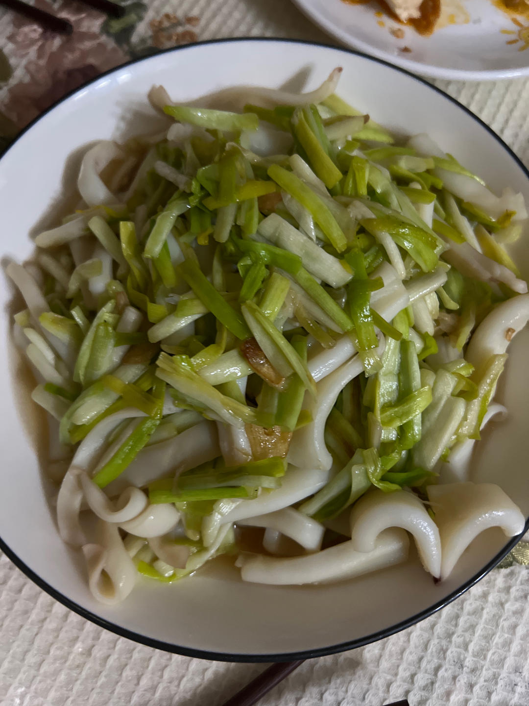 韭黄炒鱿鱼