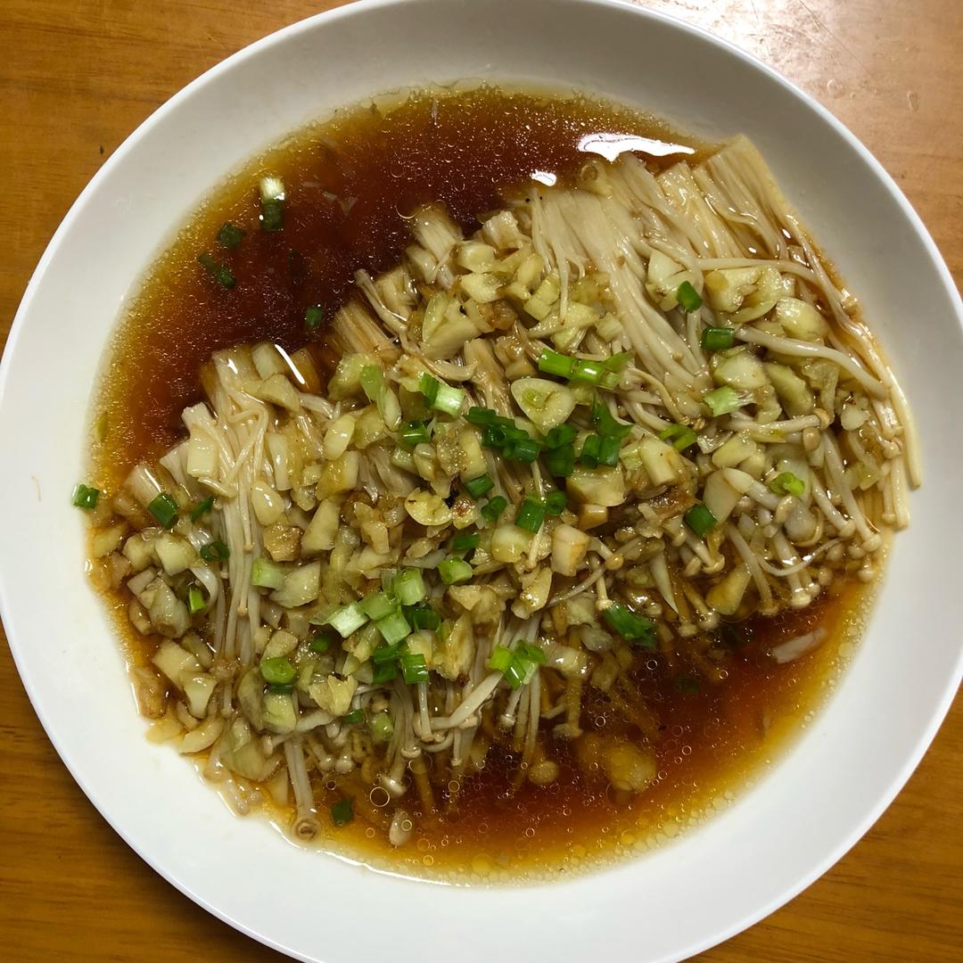 蒜蓉蒸金针菇