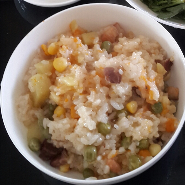 豌豆糯米饭