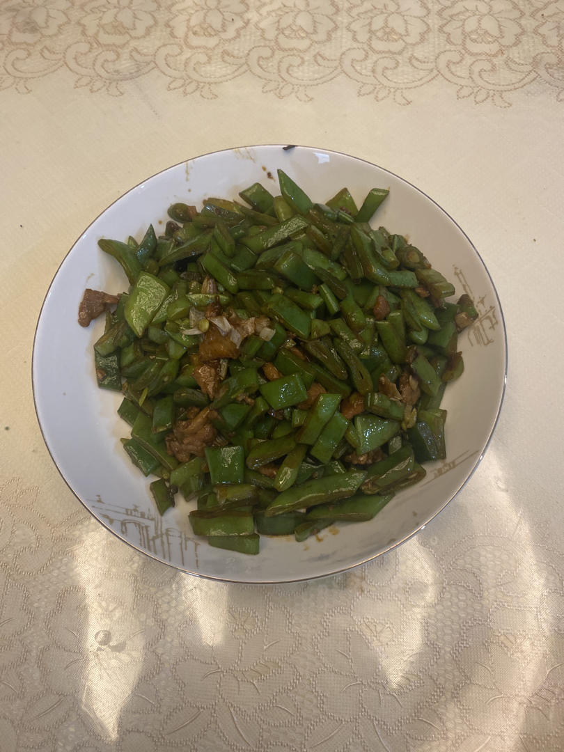 扁豆角炒肉