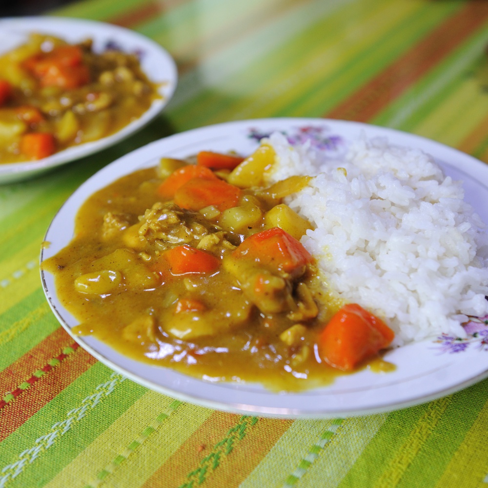 美味咖喱鸡饭