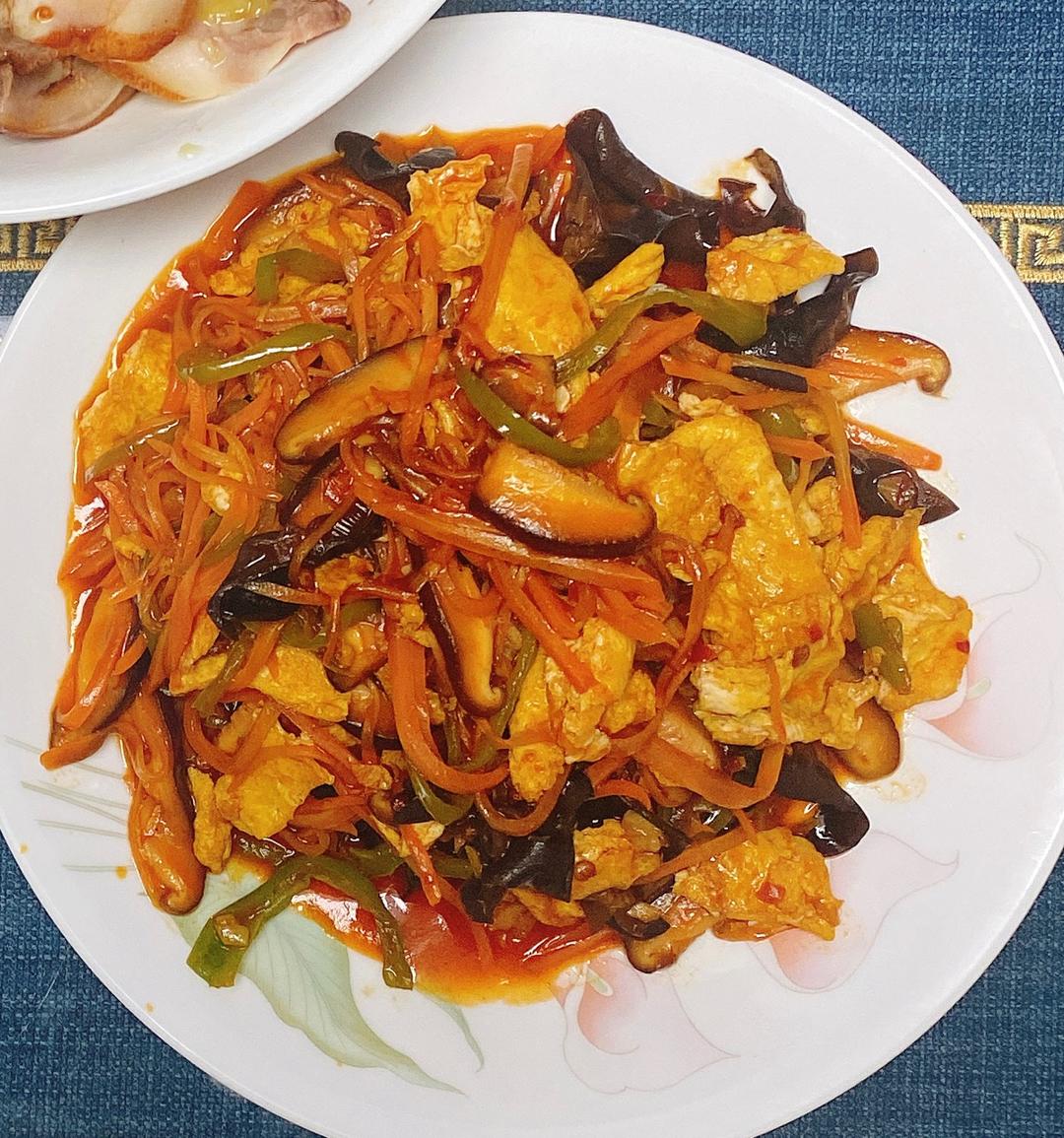 下饭菜鱼香鸡蛋