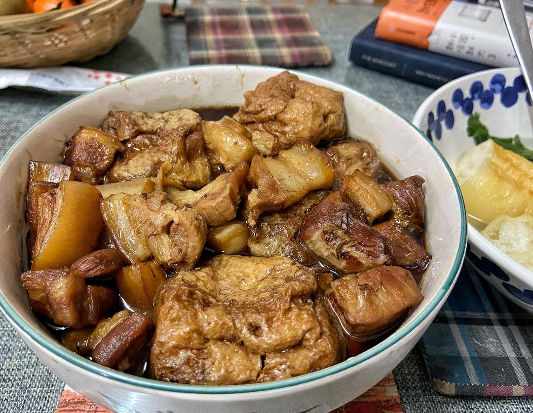 油豆腐红烧肉（快手又酥烂）高压锅版