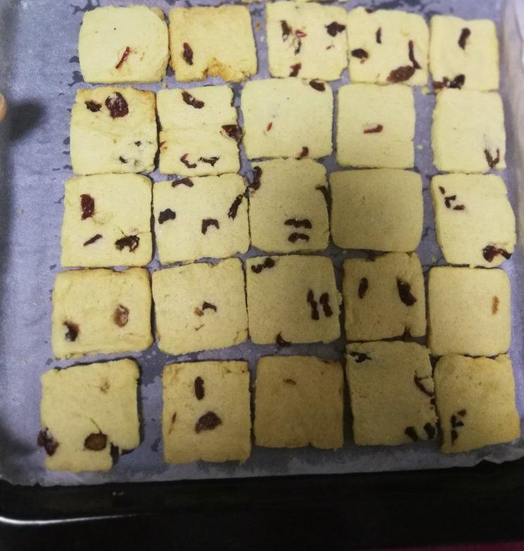 低糖少油版蔓越莓饼干