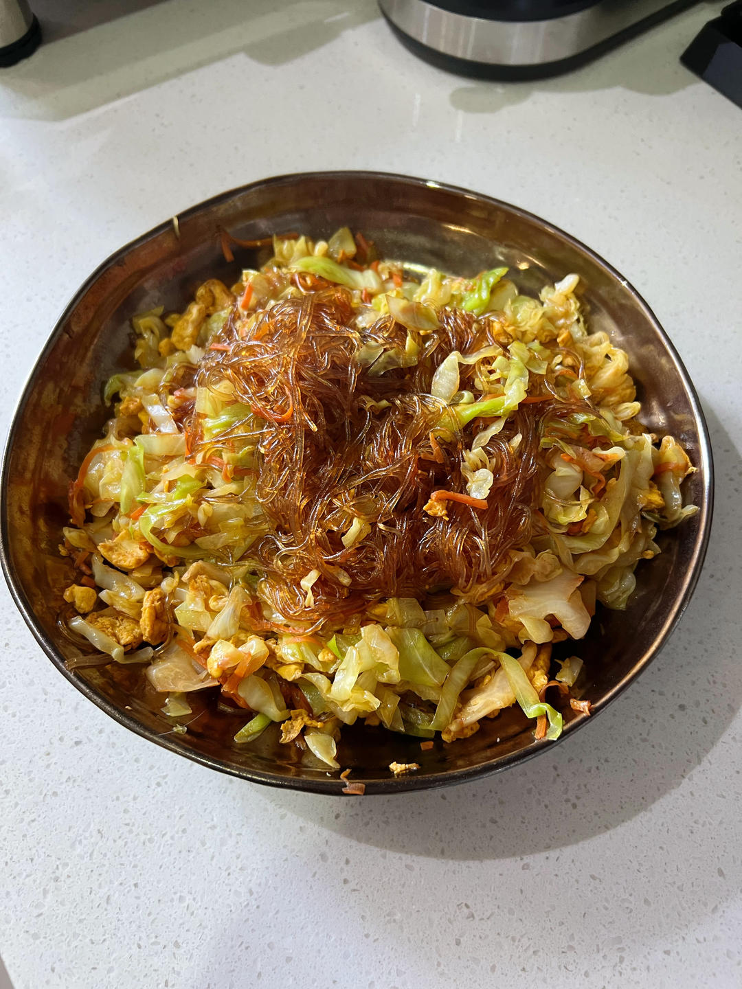 超下饭包菜炒粉丝