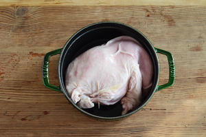 猪肚包鸡——staub铸铁锅版的做法 步骤5