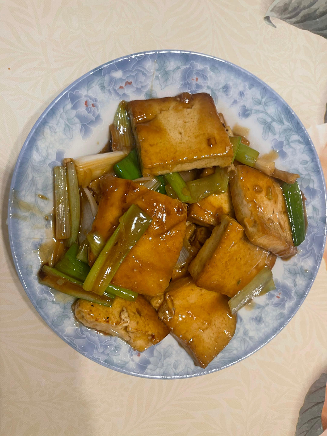 大葱烧豆腐