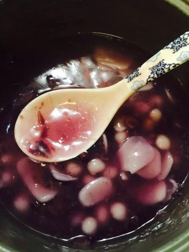 紫薯年糕汤果的做法
