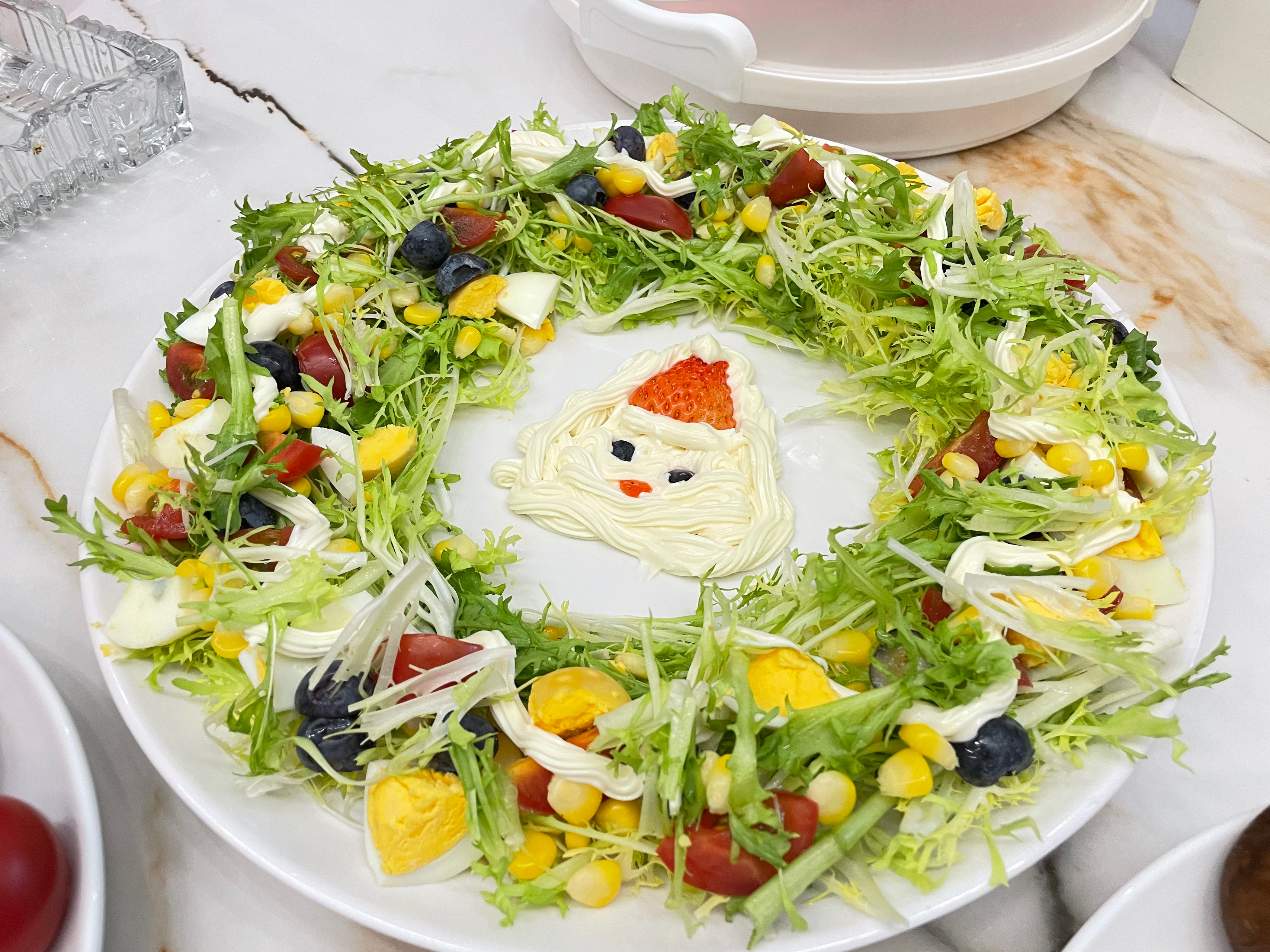 圣诞主题菜谱-果蔬沙拉的做法