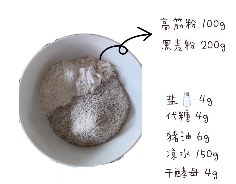 纯奶手撕吐司的做法 步骤1