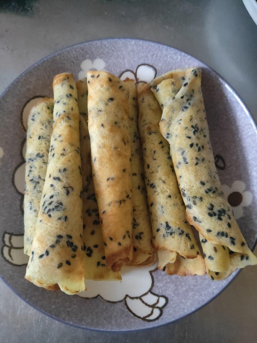 平底锅版鸡蛋卷