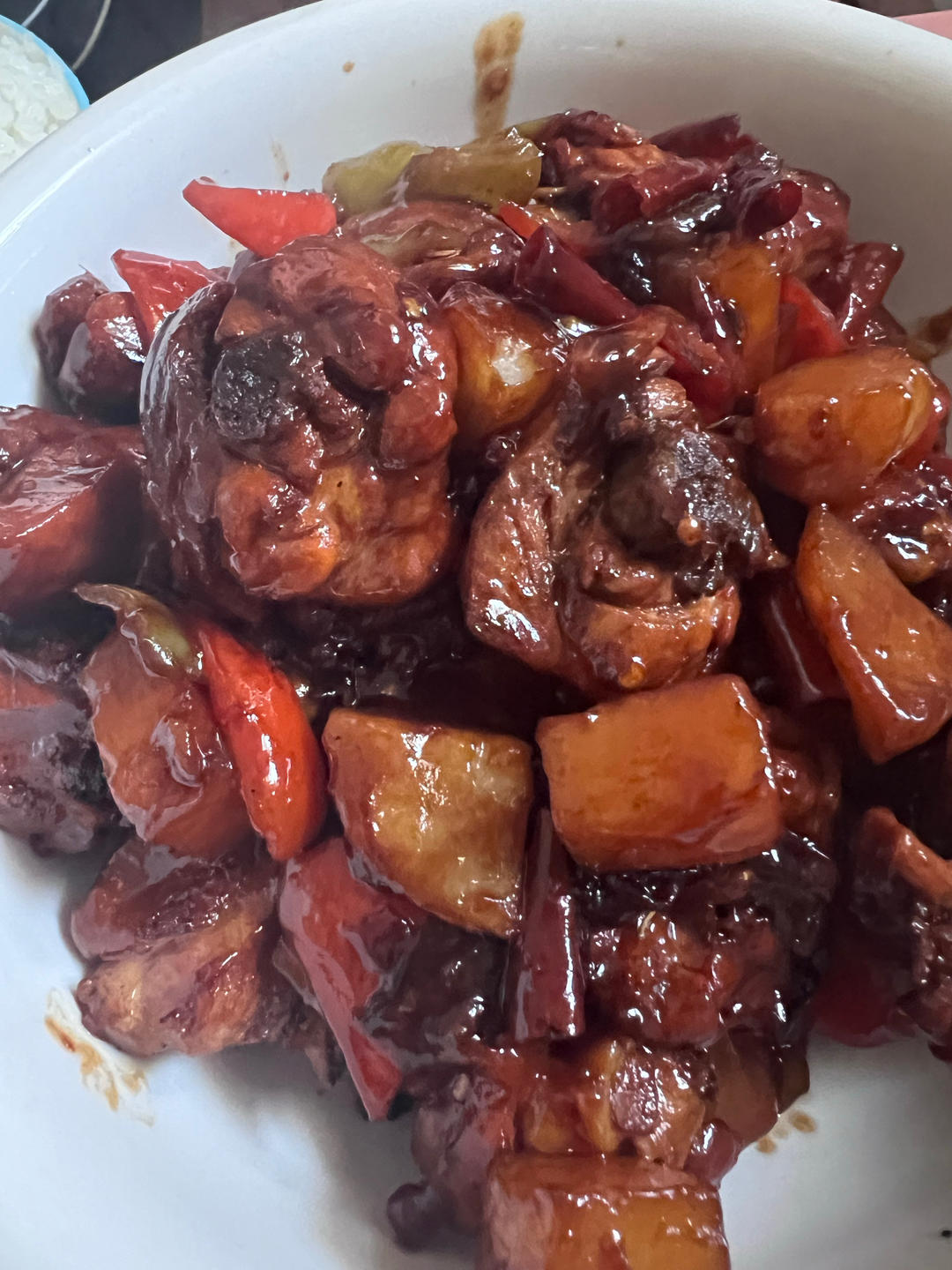 新疆特色大盘鸡（附加皮带面做法）