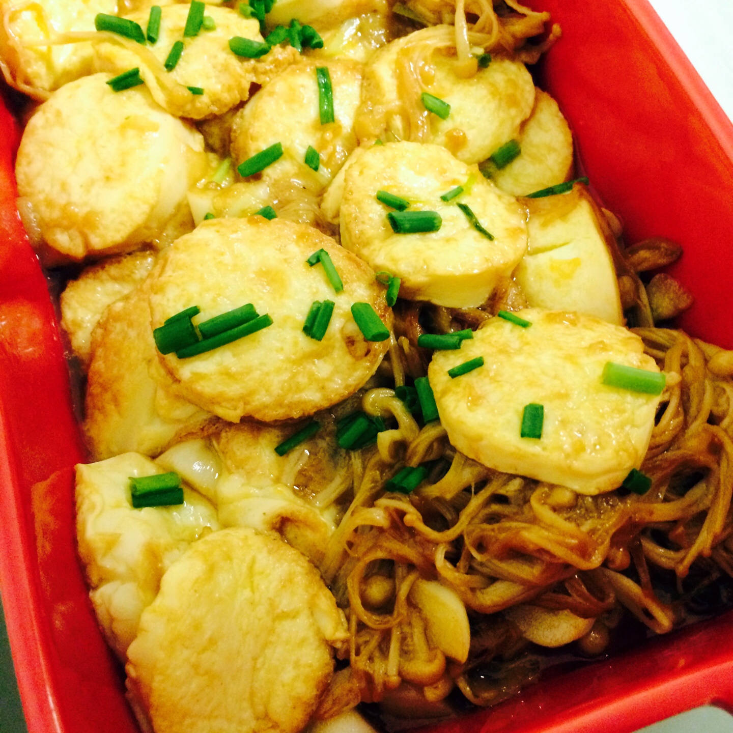 超级下饭菜--金针菇日本豆腐