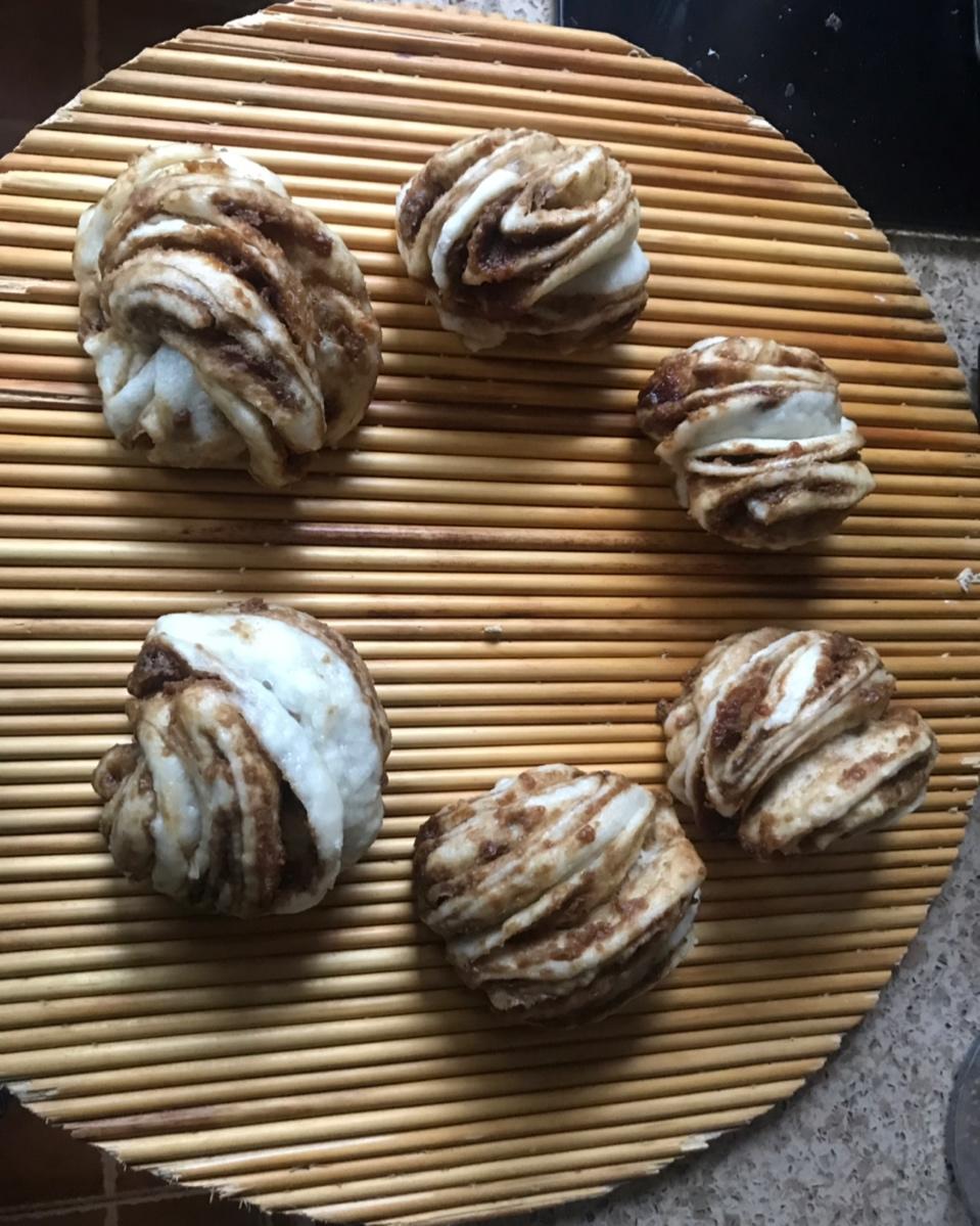 麻酱糖花卷