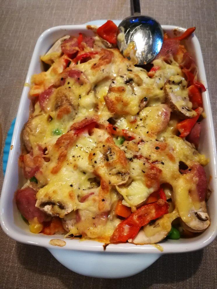 番茄鸡肉浓情焗饭【两人份】