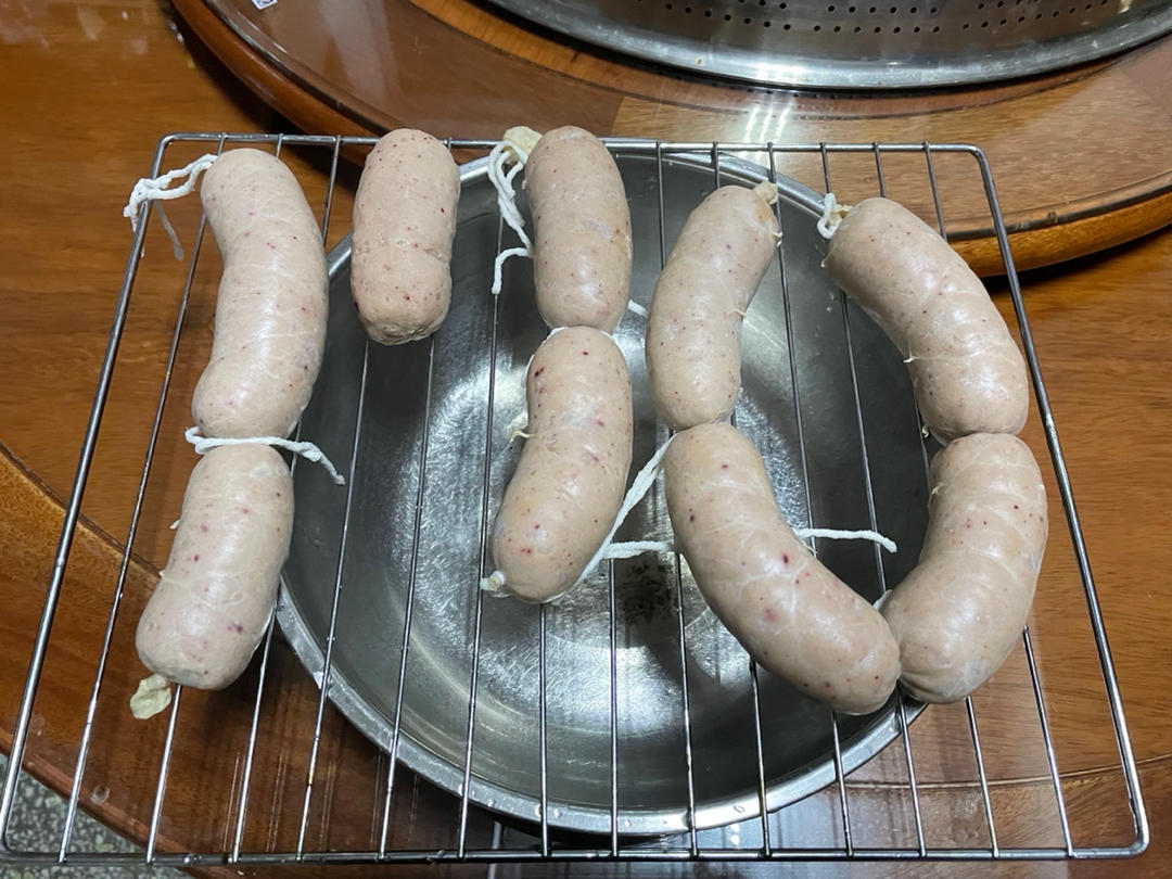 自制Q弹脆皮肠，台式热狗，宝宝香肠