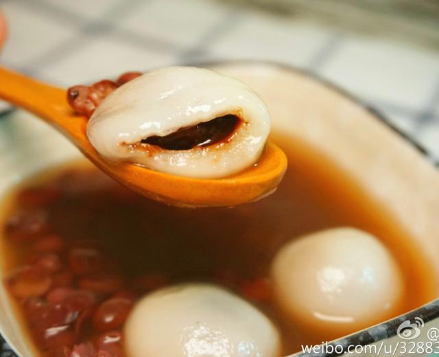 红豆汤巧克力汤圆——代表爱的甜品的做法