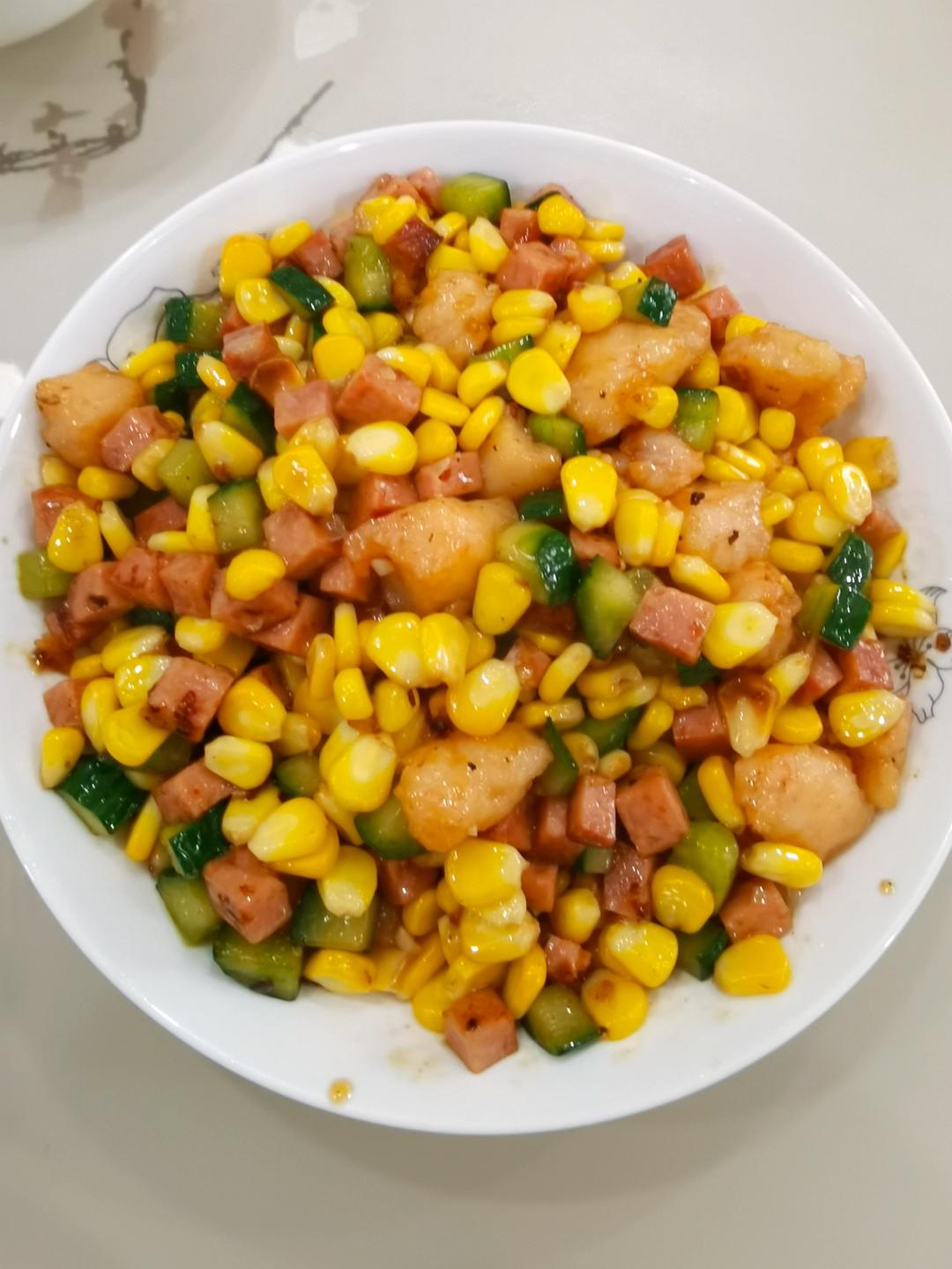 虾仁玉米