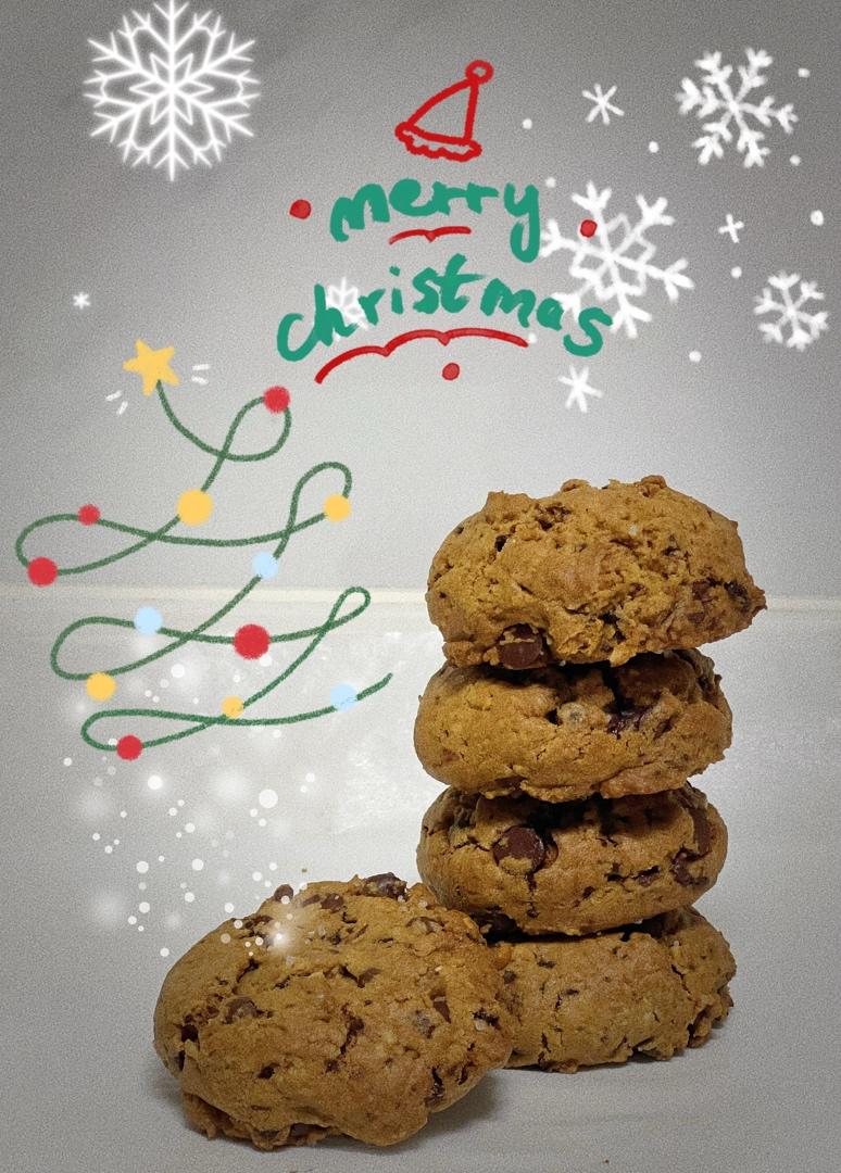 海盐巧克力花生酱曲奇（软曲奇饼干）