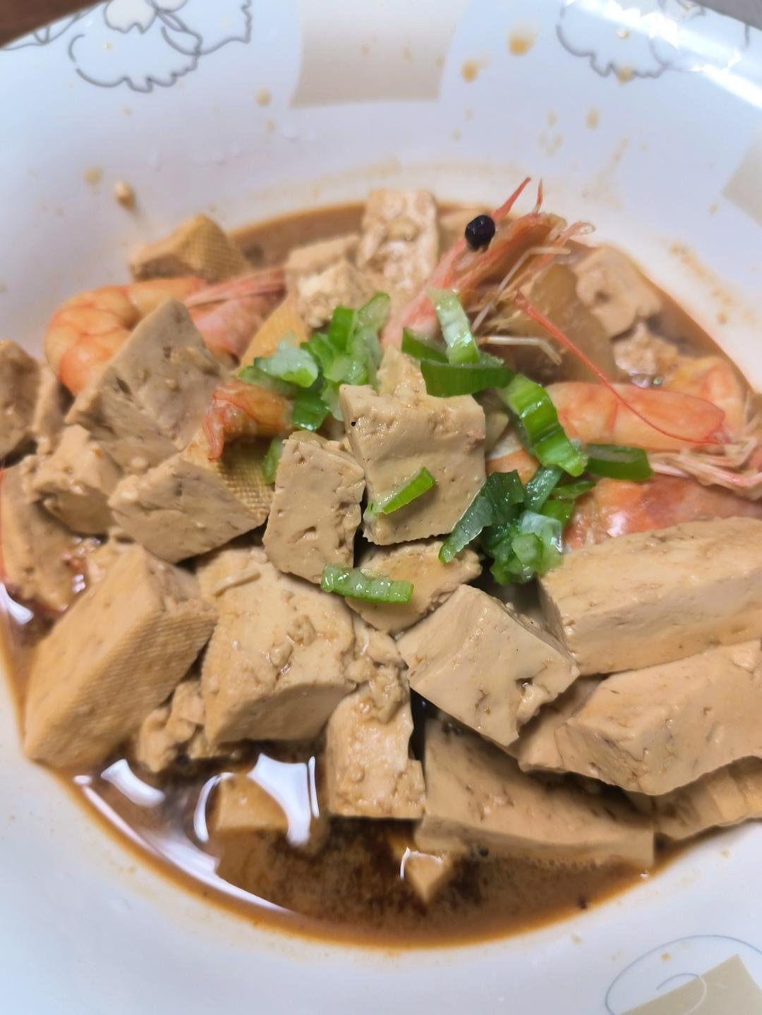 虾仁炖豆腐（低脂中餐）