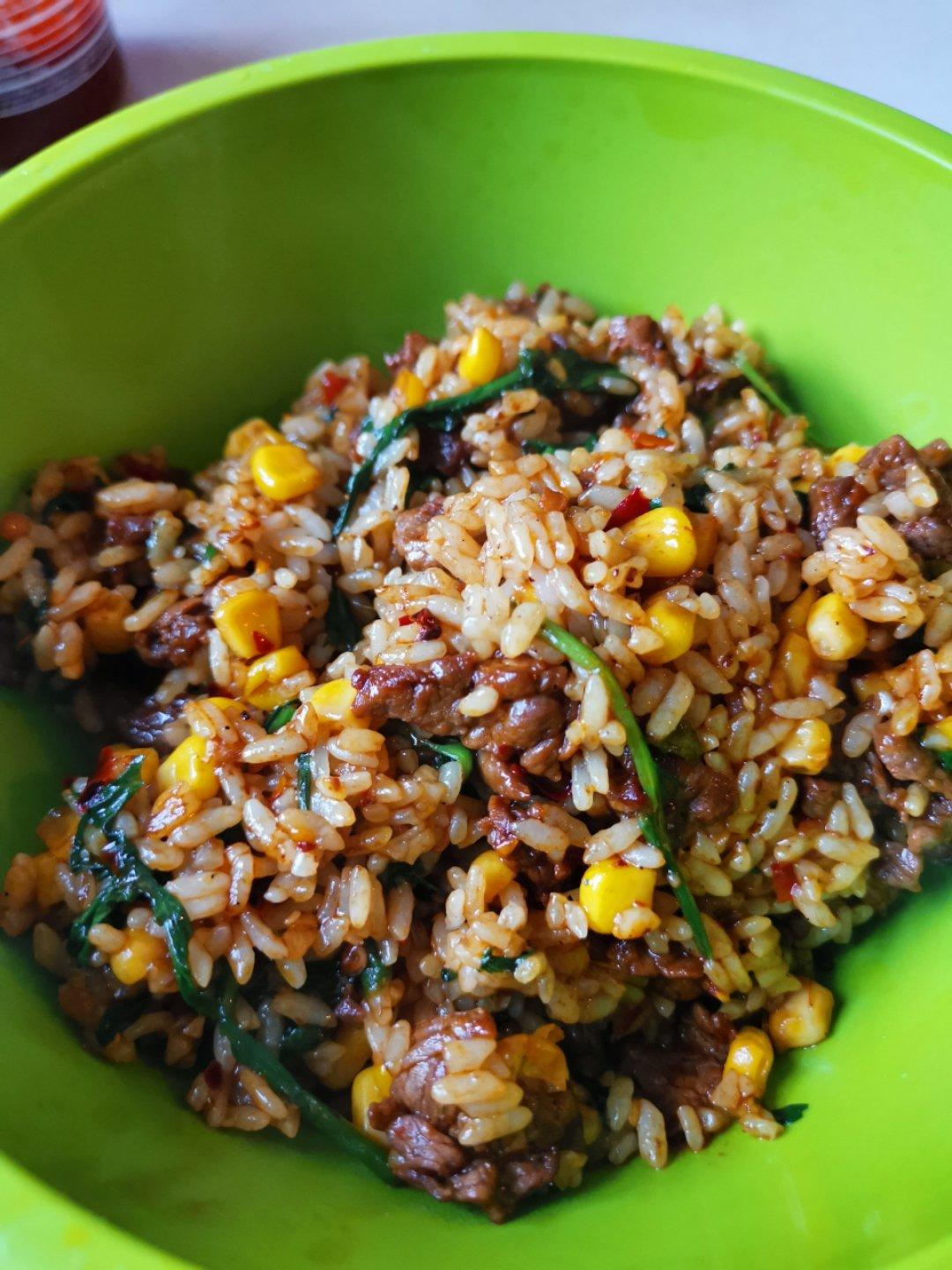 黯然销魂牛肉炒饭