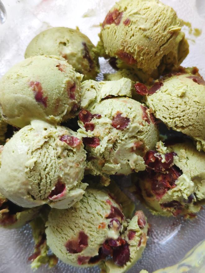 抹茶蜜豆冰淇淋的做法