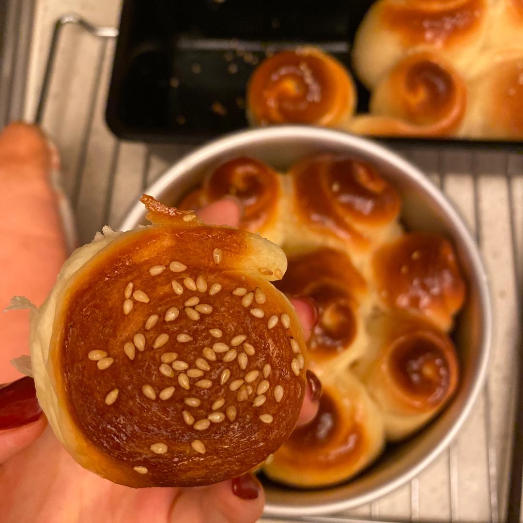 蜂蜜脆底小面包