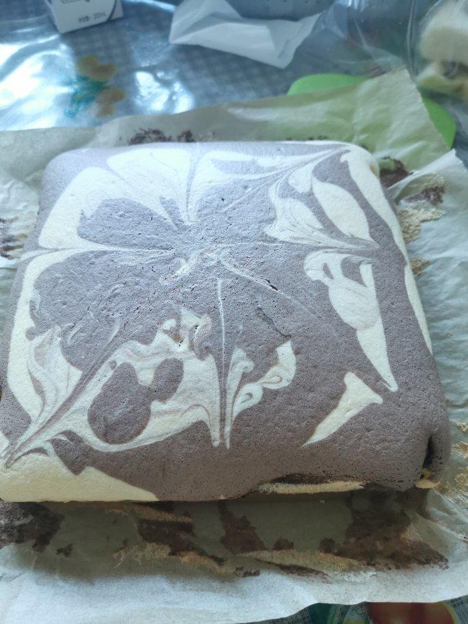 巧克力斑马纹戚风蛋糕（8寸）