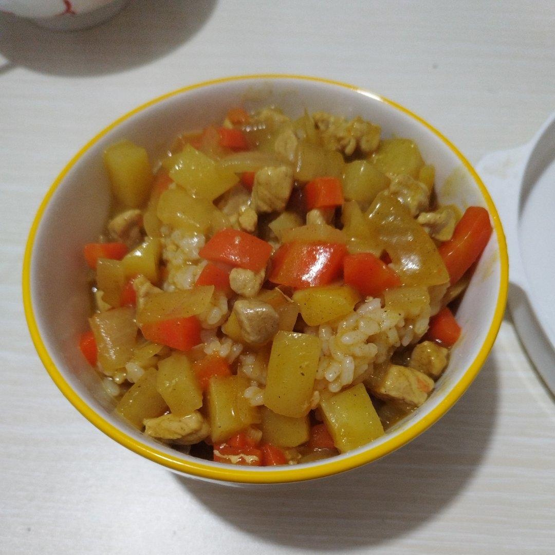 猪肉咖喱饭(超简单)