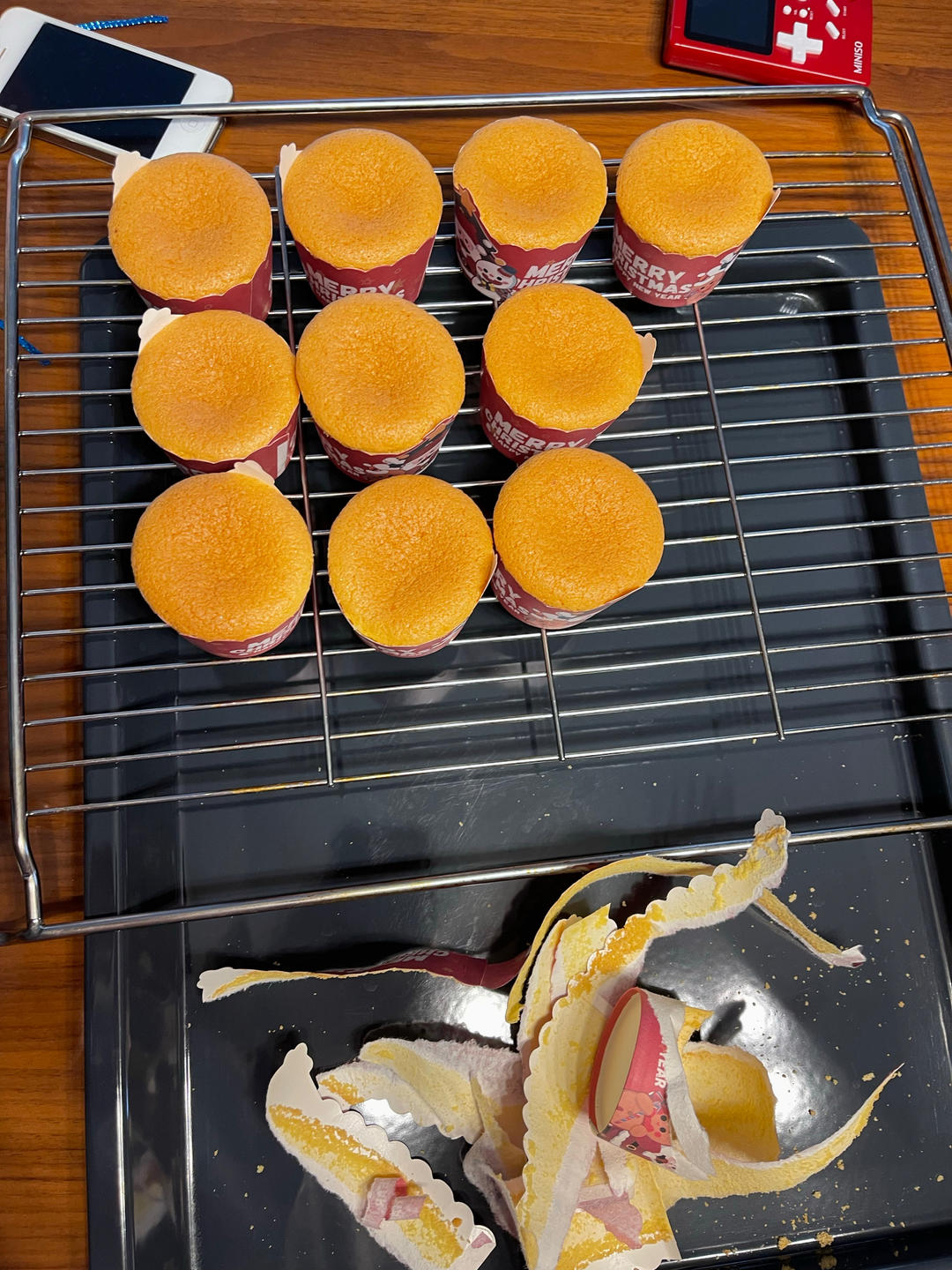 纸杯蛋糕 8寸戚风蛋糕的量