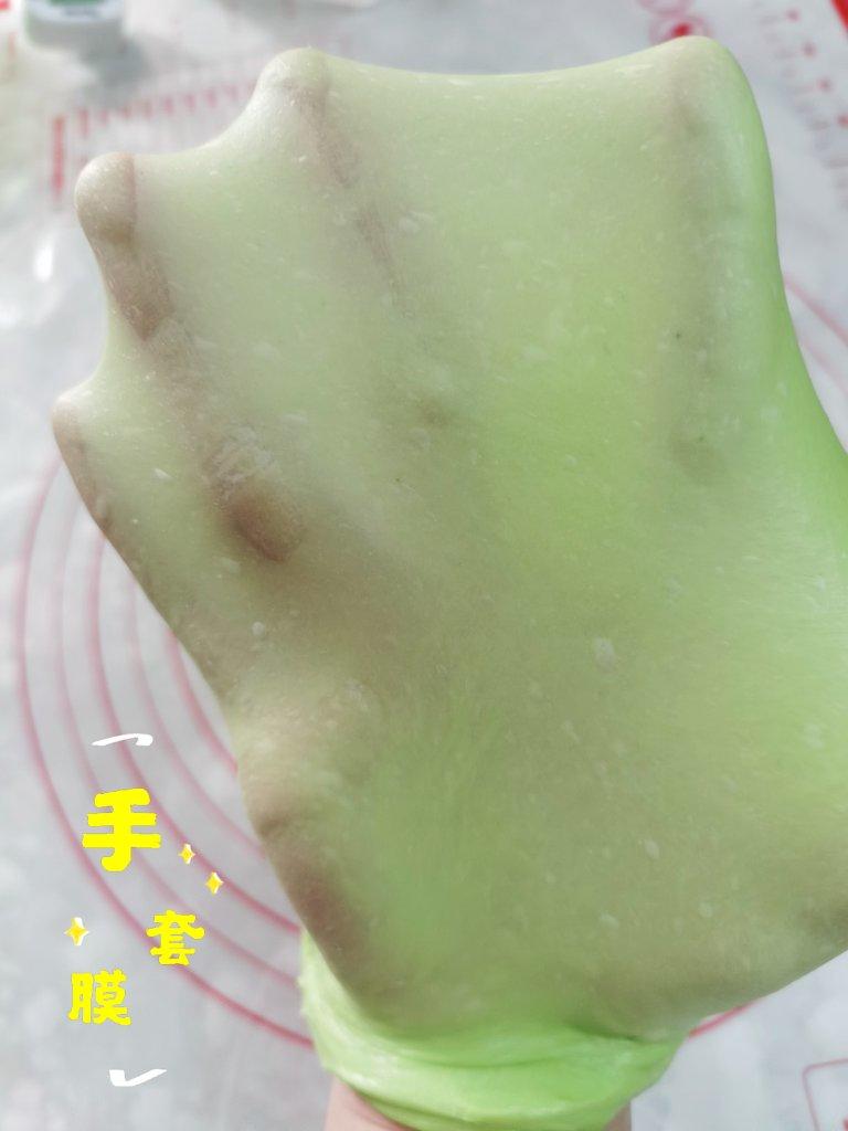 抹茶芋泥麻薯软欧包🍃夏日小清新