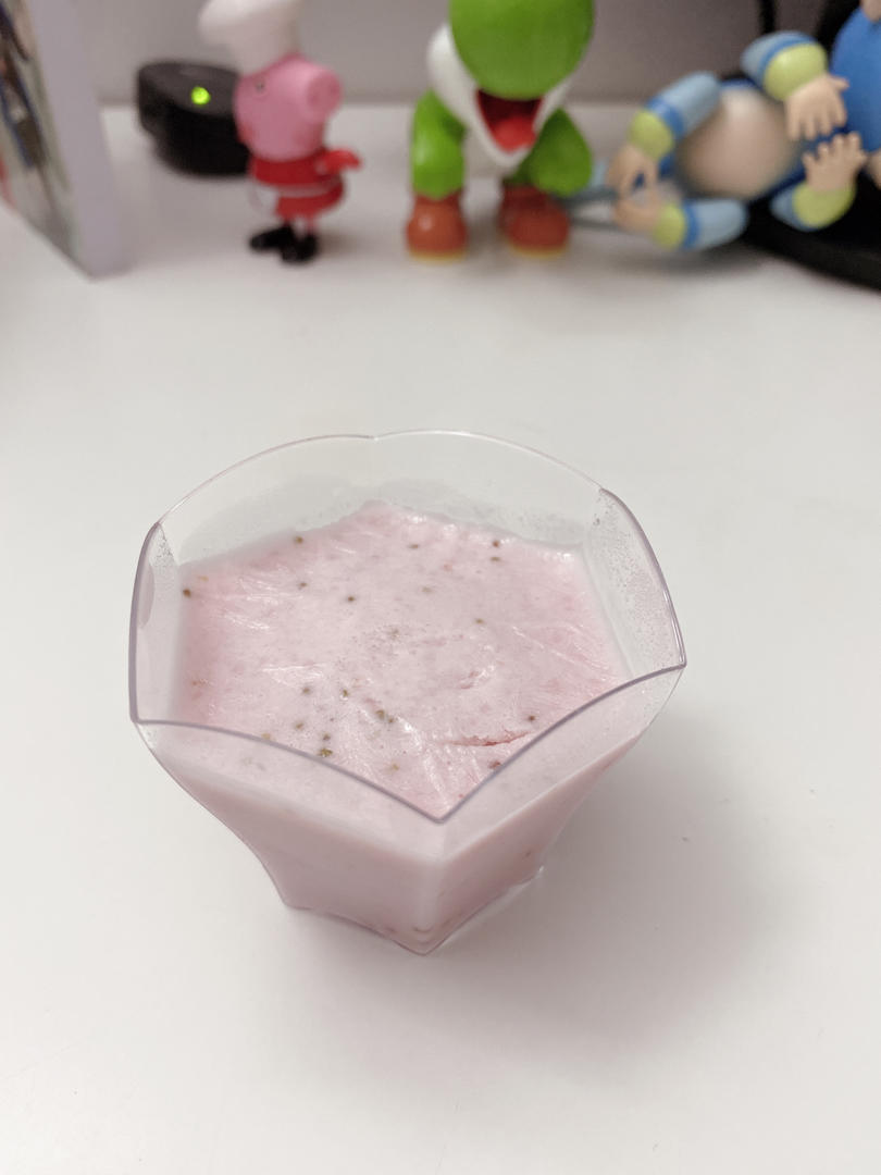 免烤草莓布丁