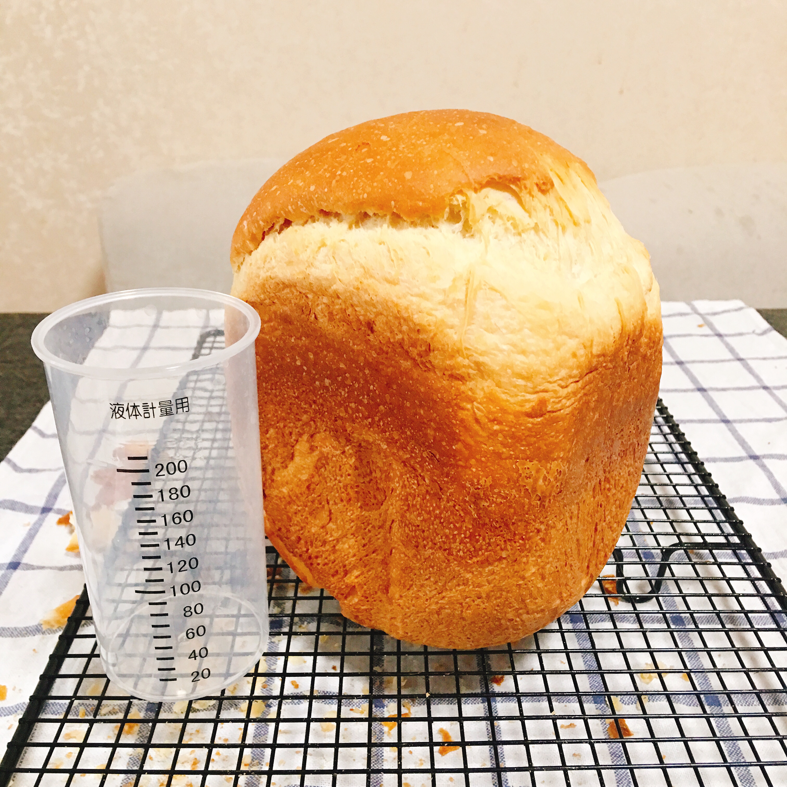 松下面包机105玉米油白吐司的做法