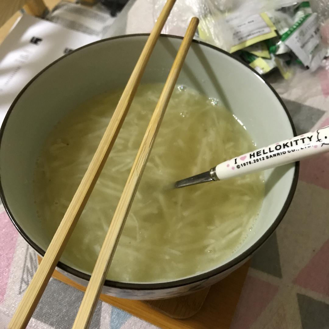 萝卜虾皮汤