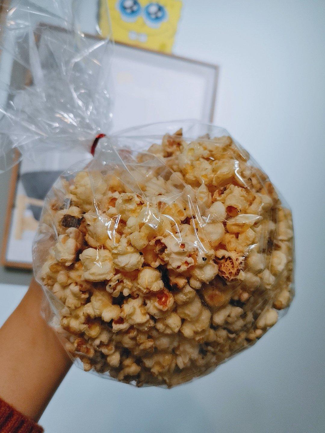 一招搞定小朋友的黄油焦糖爆米花，简单又好吃