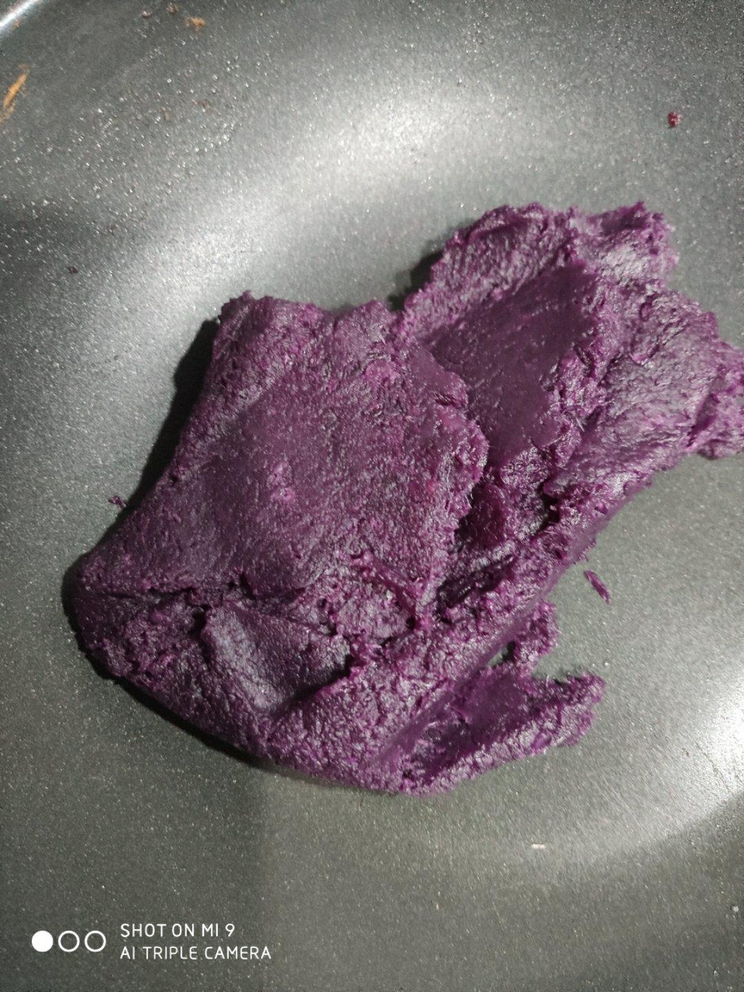 【紫薯馅】-面包机炒制健康的美味