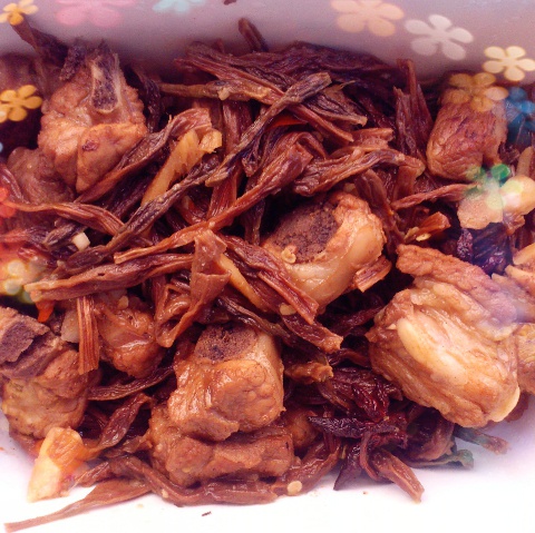 干豆角烧排骨
