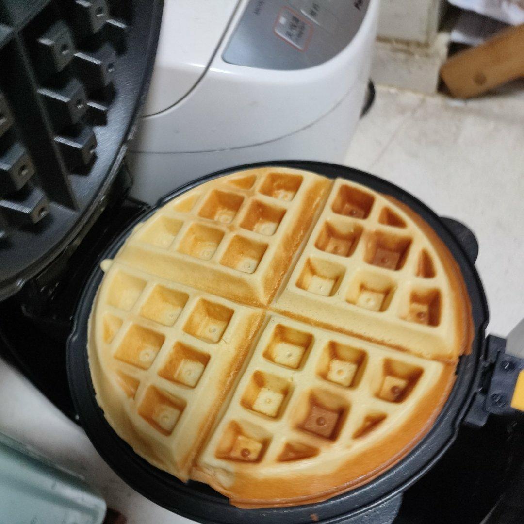 家庭版无泡打粉快手华夫饼【汉美驰华夫饼机】