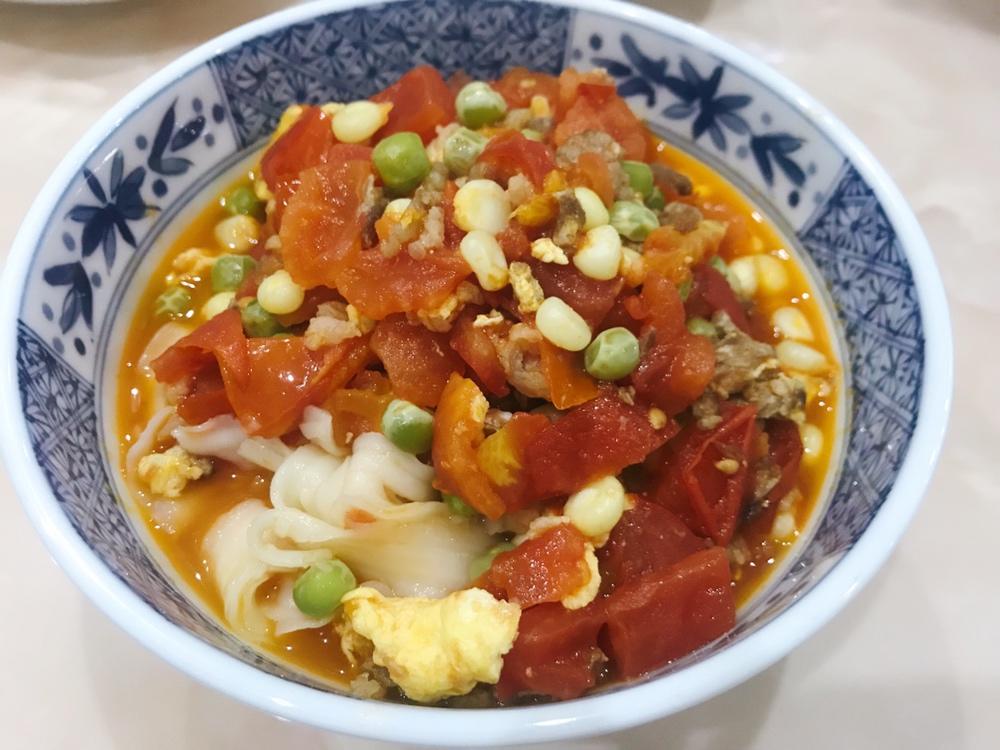 番茄鸡蛋打卤面