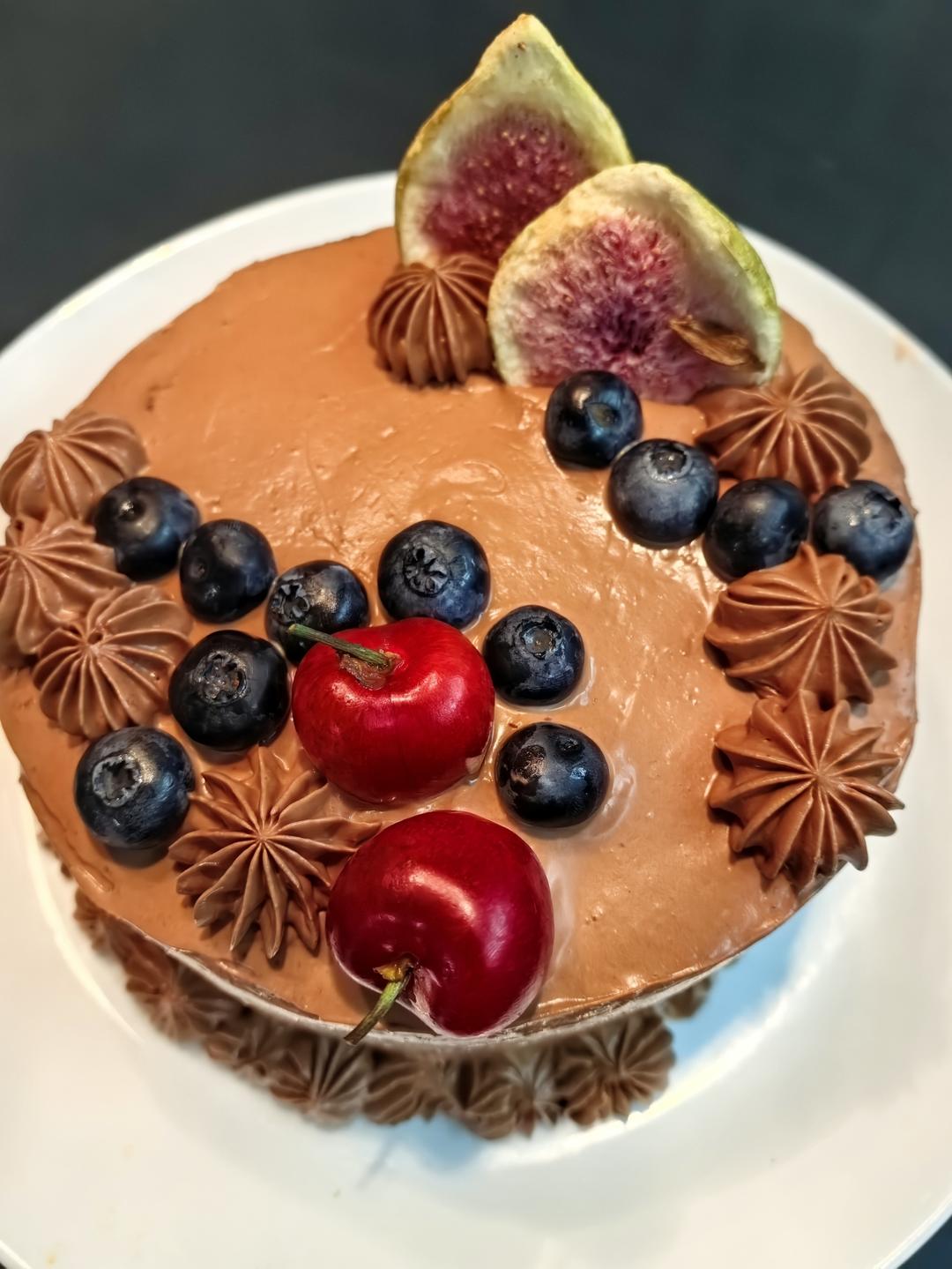 花环巧克力奶油蛋糕|黑森林口味—2019圣诞节