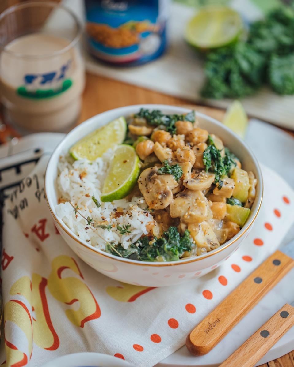 蘑菇鹰嘴豆炖菜