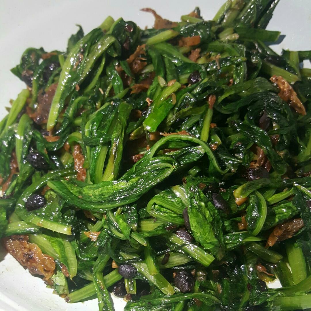 豆豉鲮鱼油麦菜