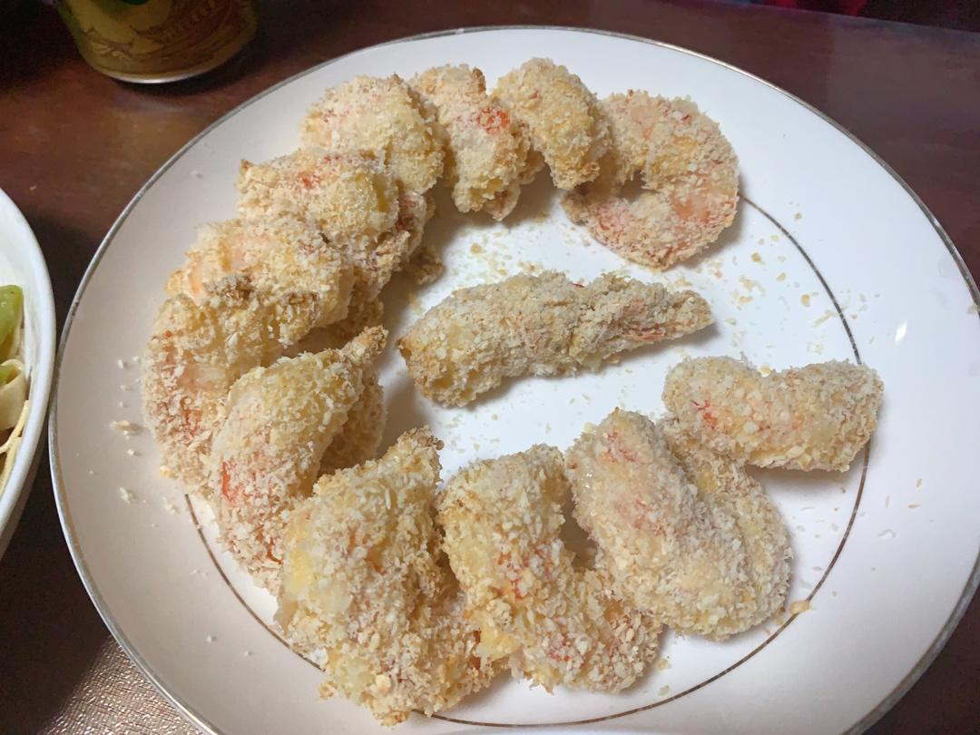 面包糠炸虾