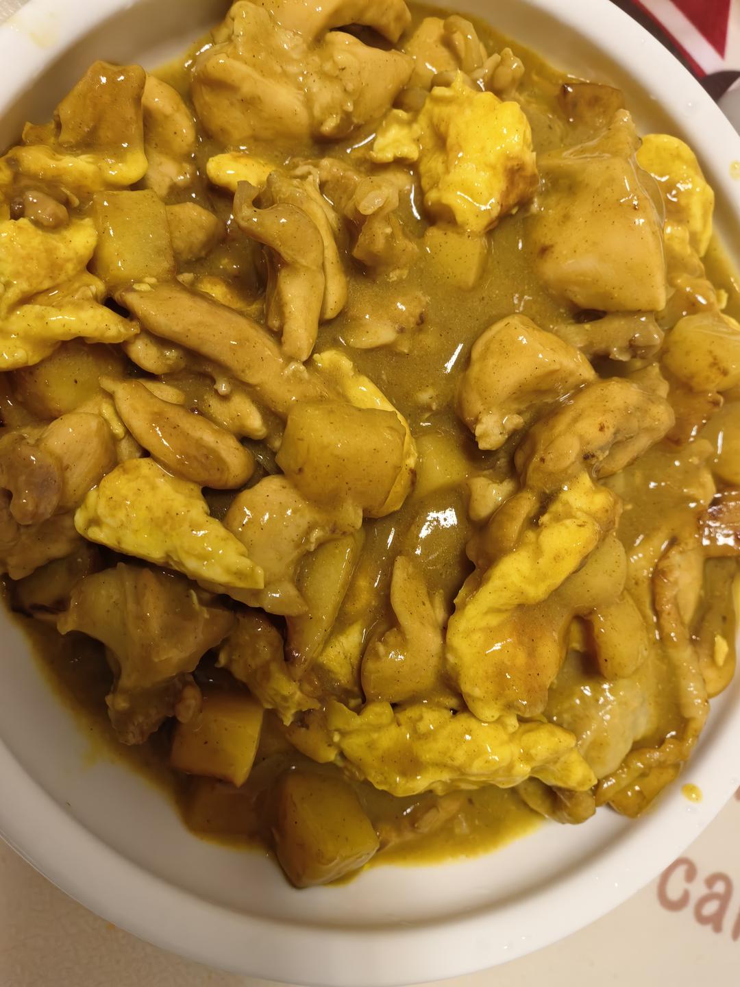 咖喱粉做的咖喱土豆鸡块