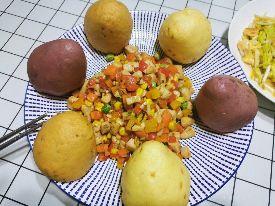 十全十美夹杂粮窝窝头