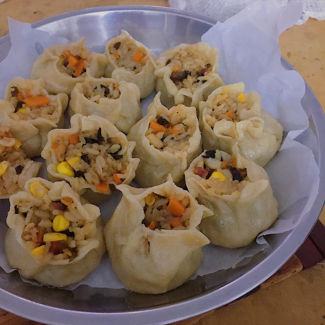 减脂也能吃——糯米烧麦