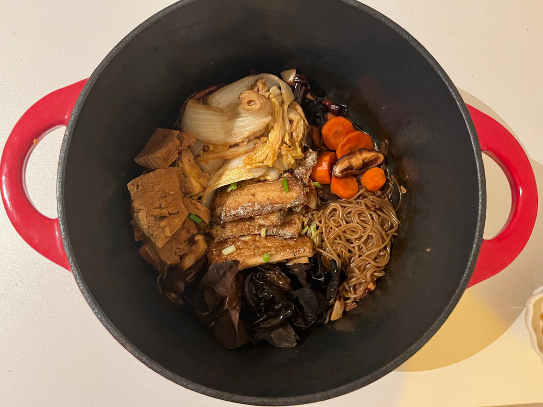 带鱼扒白菜