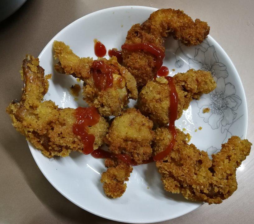 香脆辣味炸鸡翅